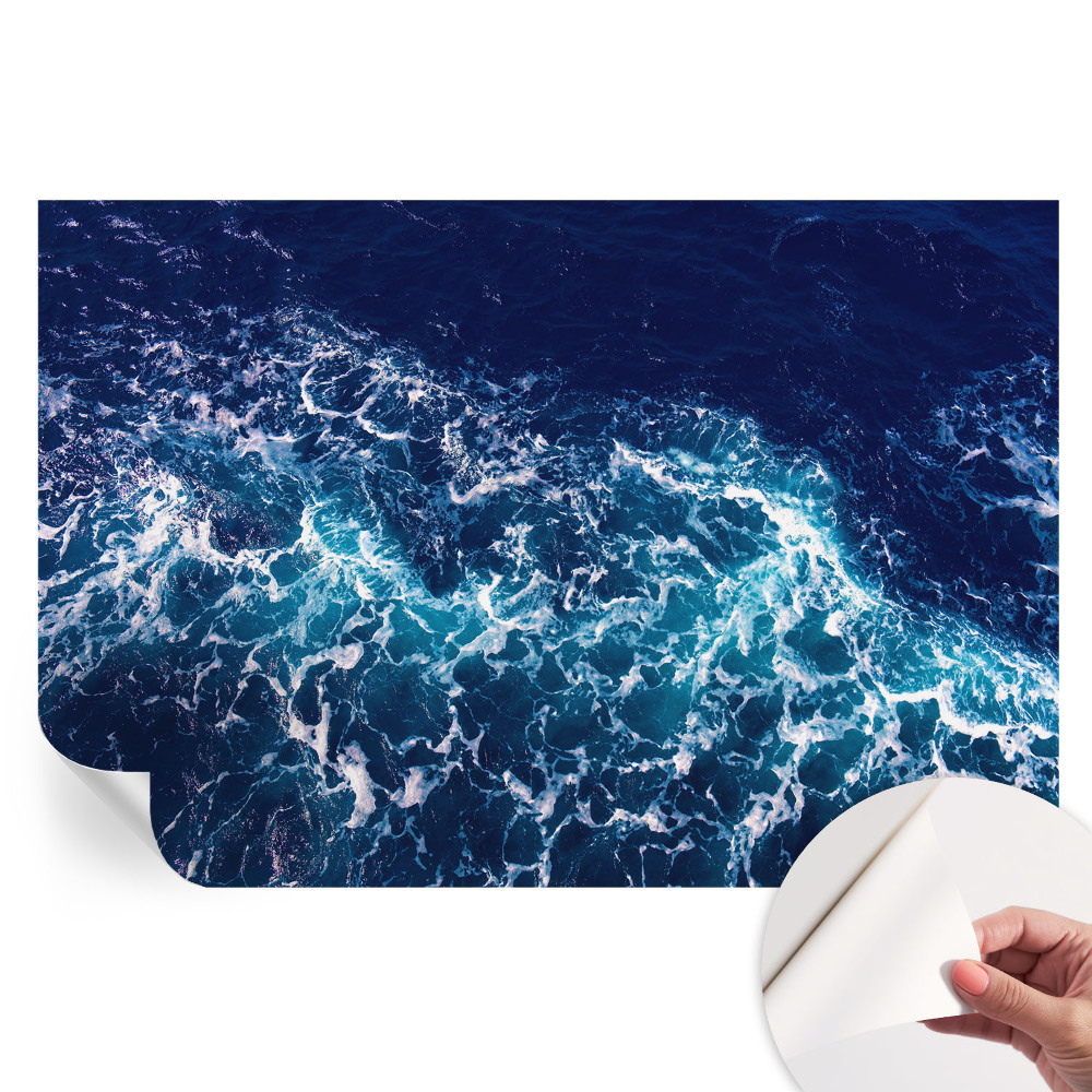 Fototapet modern pentru sufragerie Valurile mării