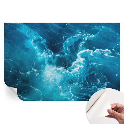 Tapet autoadeziv pentru camera de zi Vârtejuri marine