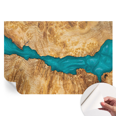 Tapet fotografic autoadeziv Lemn și rășină