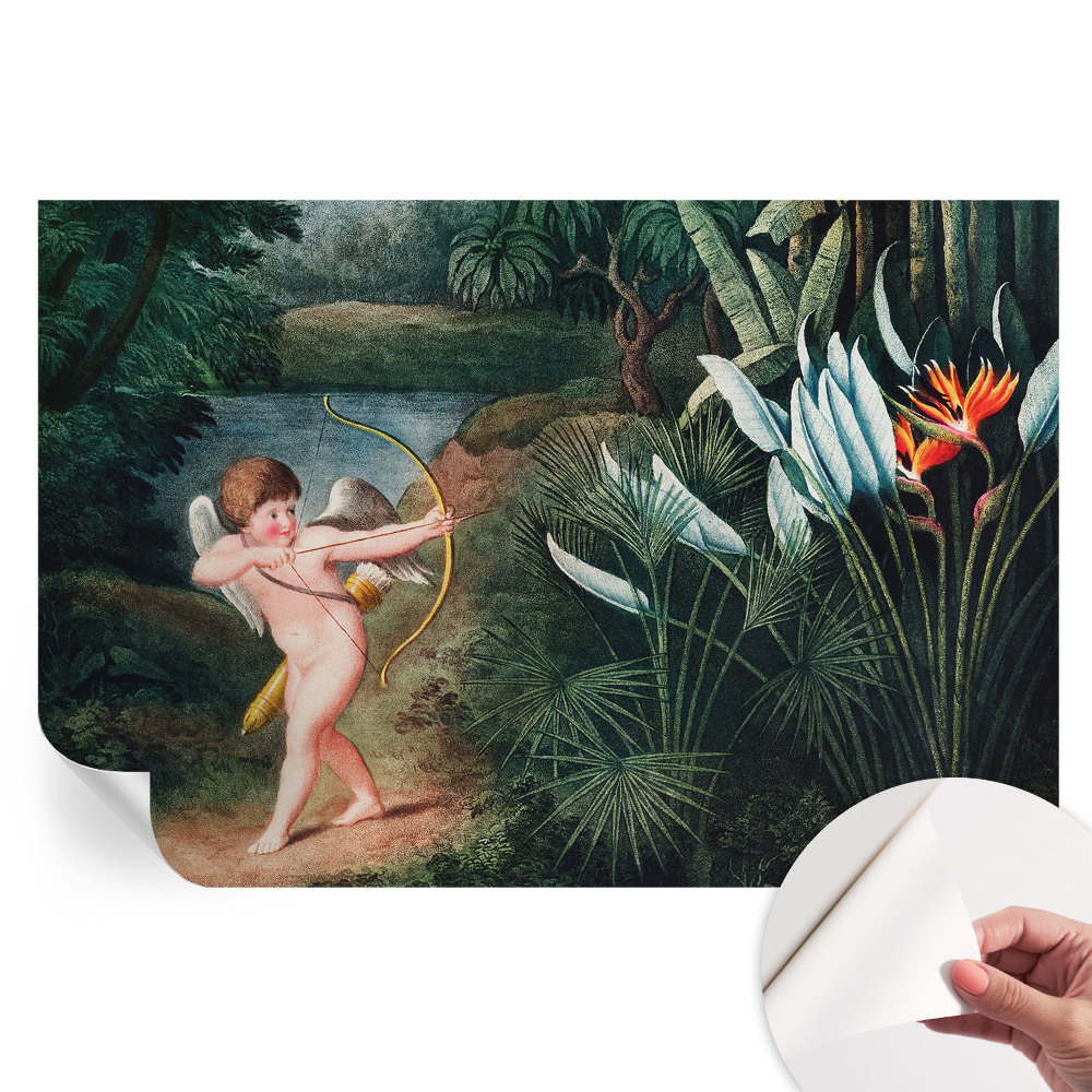 Fototapet autoadeziv pentru dormitor Cupidon adorabil