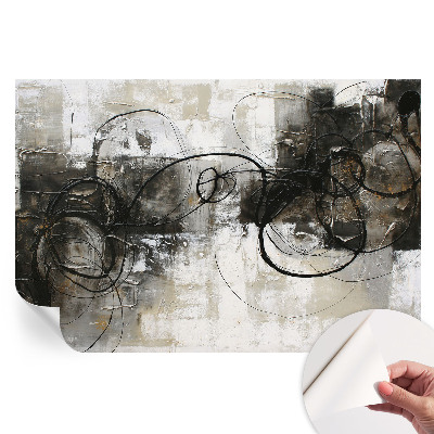 Tapet autoadeziv pentru camera de zi Vârtej abstract