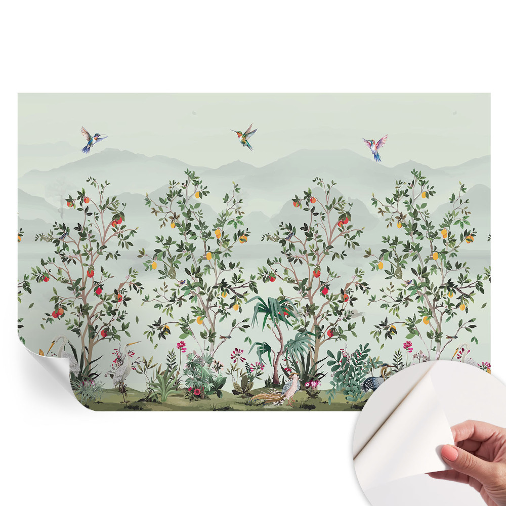 Tapet fotografic autoadeziv Copaci exotici