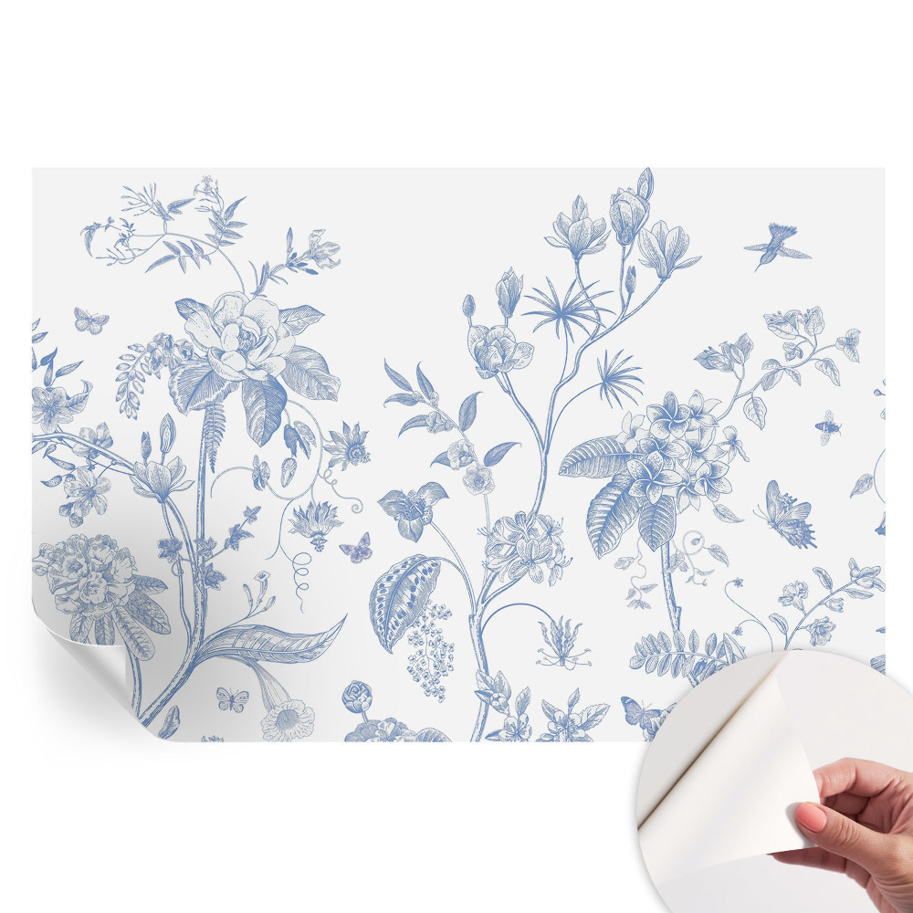 Fototapet autoadeziv pentru dormitor Model floral