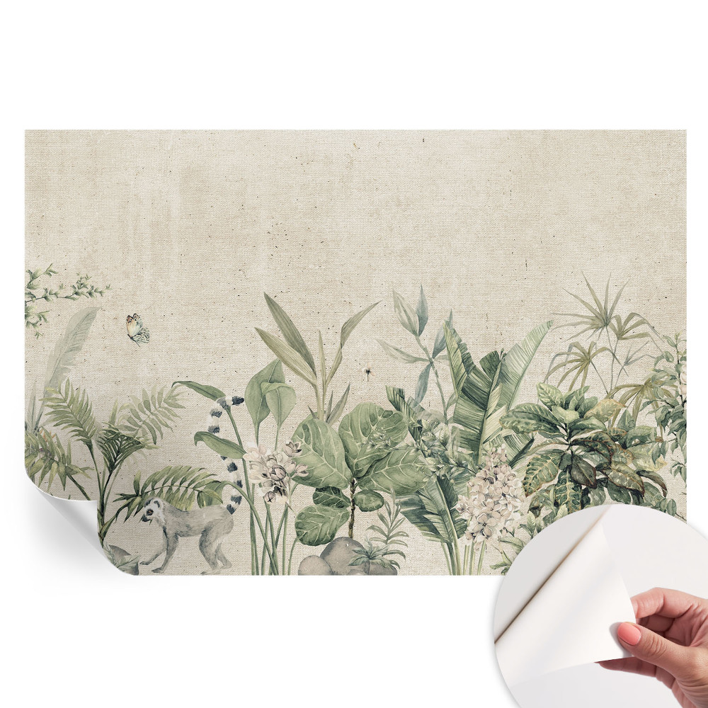 Fototapet autoadeziv pentru dormitor Junglă tropicală