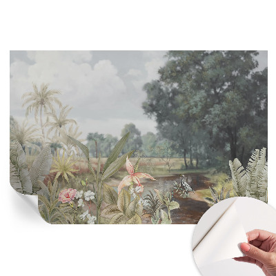 Fototapet modern pentru sufragerie Peisaj exotic