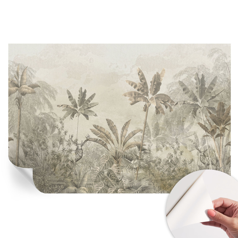 Fototapet autoadeziv pentru dormitor Junglă tropicală