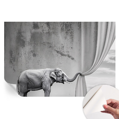Tapet fotografic autoadeziv Elefant suprarealist