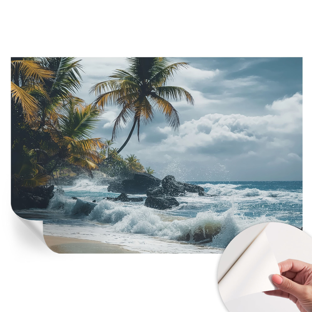 Fototapet autoadeziv Plajă exotică