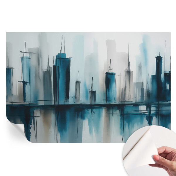 Tapet autoadeziv pentru camera de zi Peisaje urbane