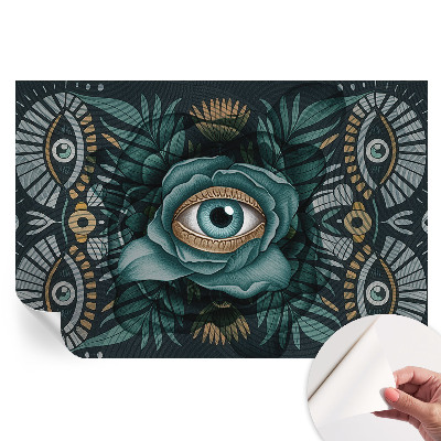 Fototapet modern pentru sufragerie Ochi de floare