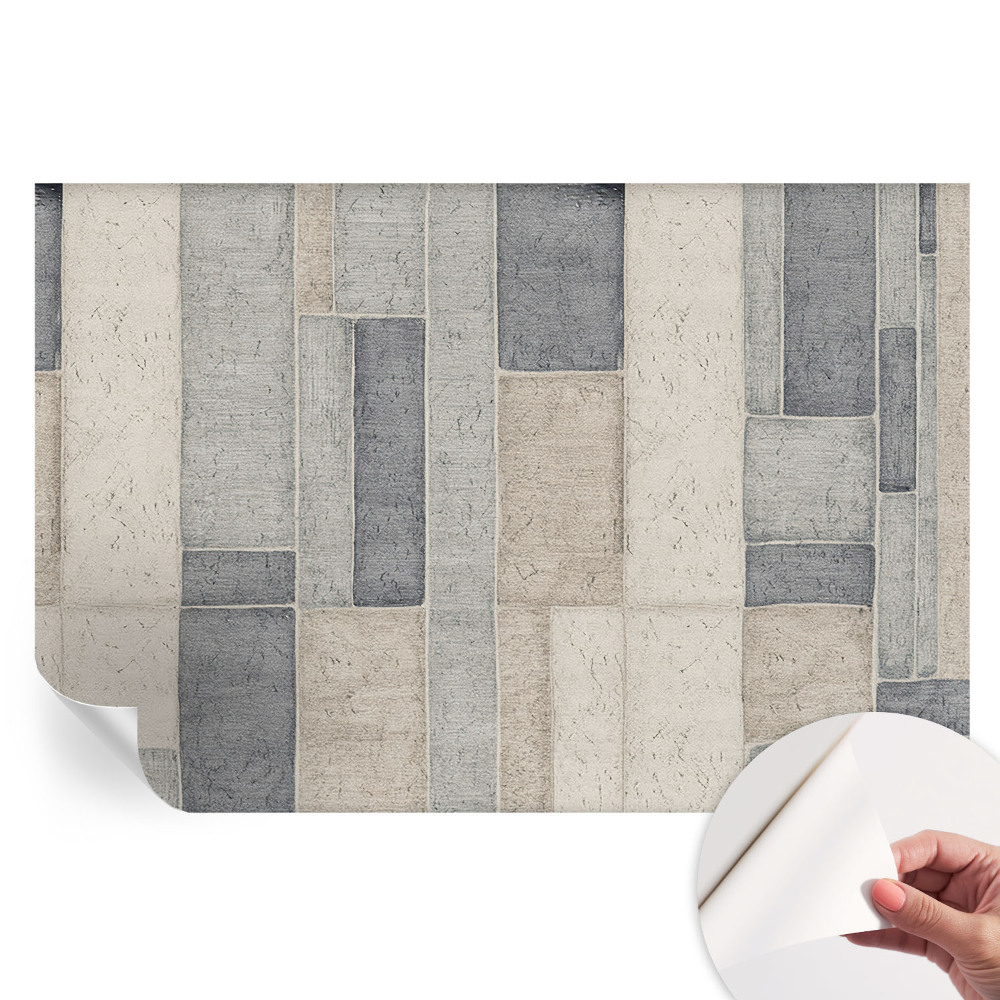 Fototapet autoadeziv pentru dormitor Mozaic geometric