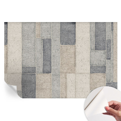 Fototapet autoadeziv pentru dormitor Mozaic geometric