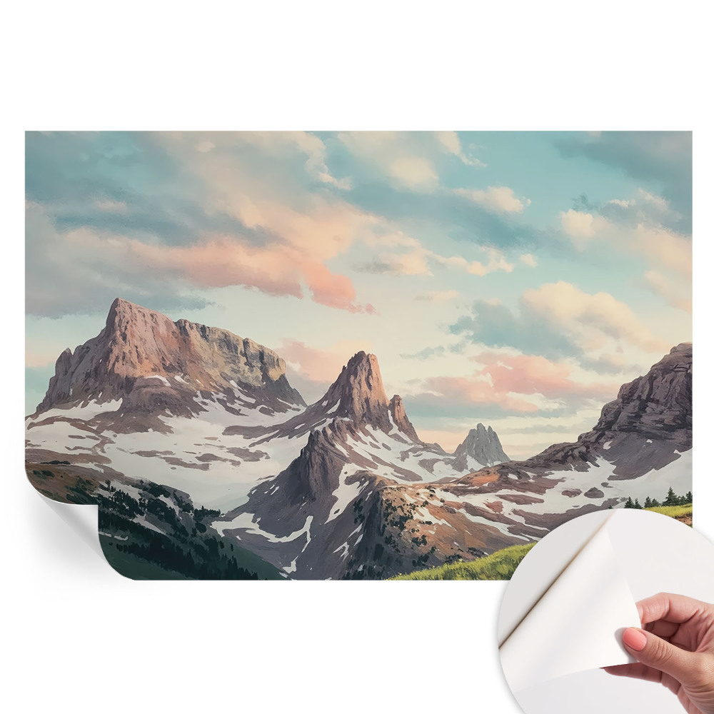 Tapet fotografic autoadeziv Panoramă montană