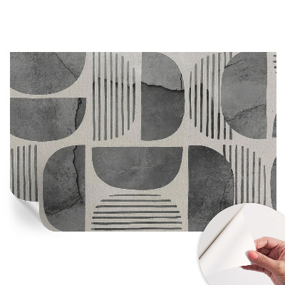 Fototapet autoadeziv cu forme geometrice