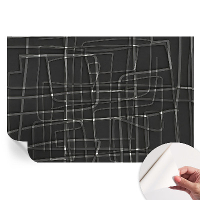 Tapet fotografic autoadeziv cu linii abstracte