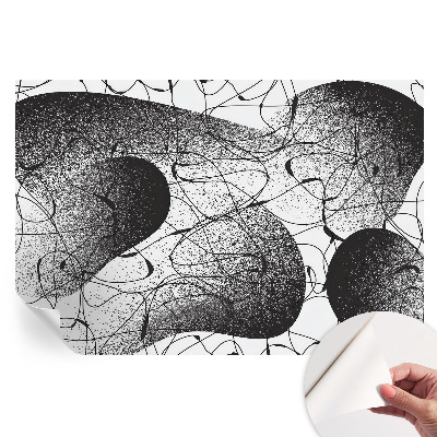 Fototapet autoadeziv pentru dormitor cu model abstract