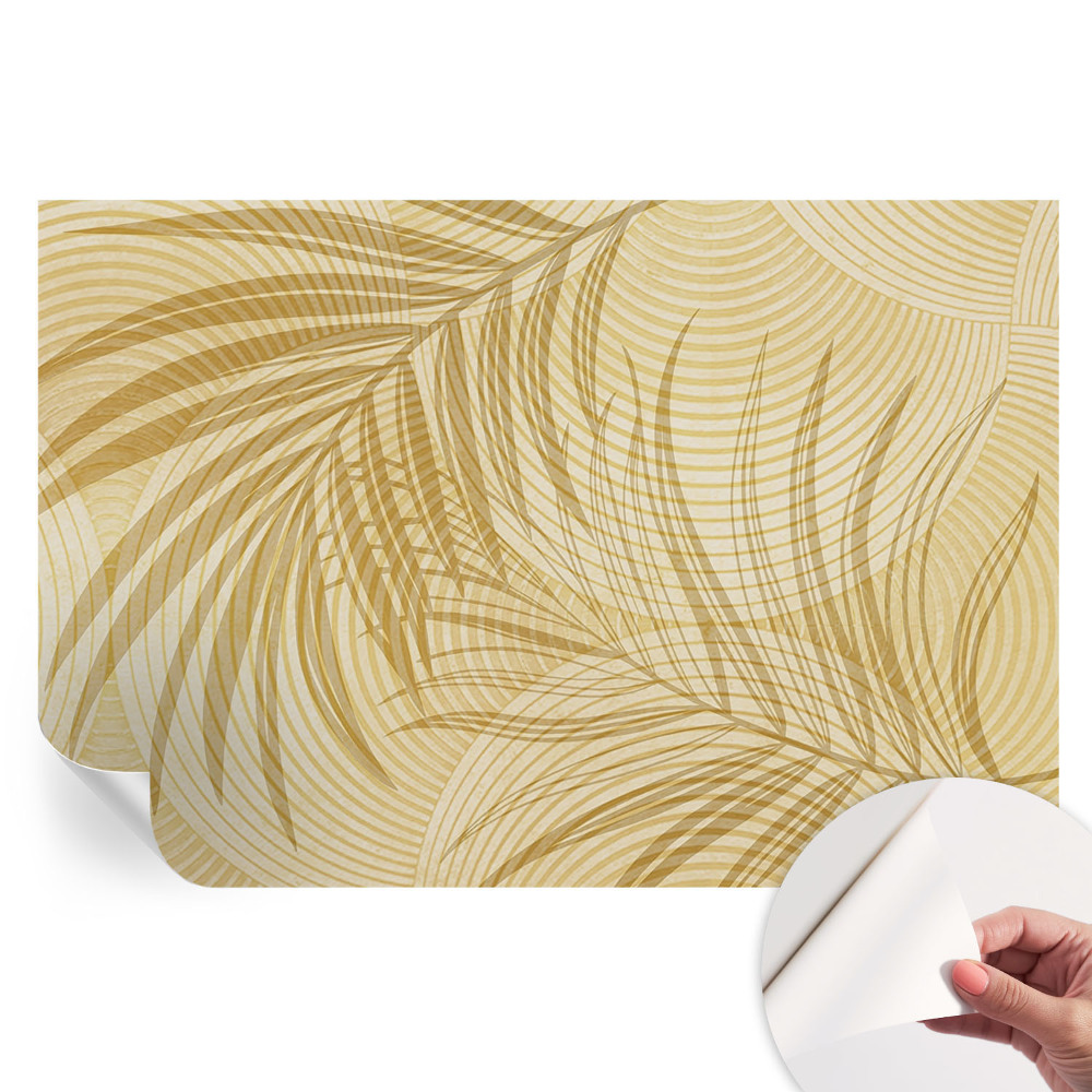 Fototapet modern pentru sufragerie Eleganță tropicală