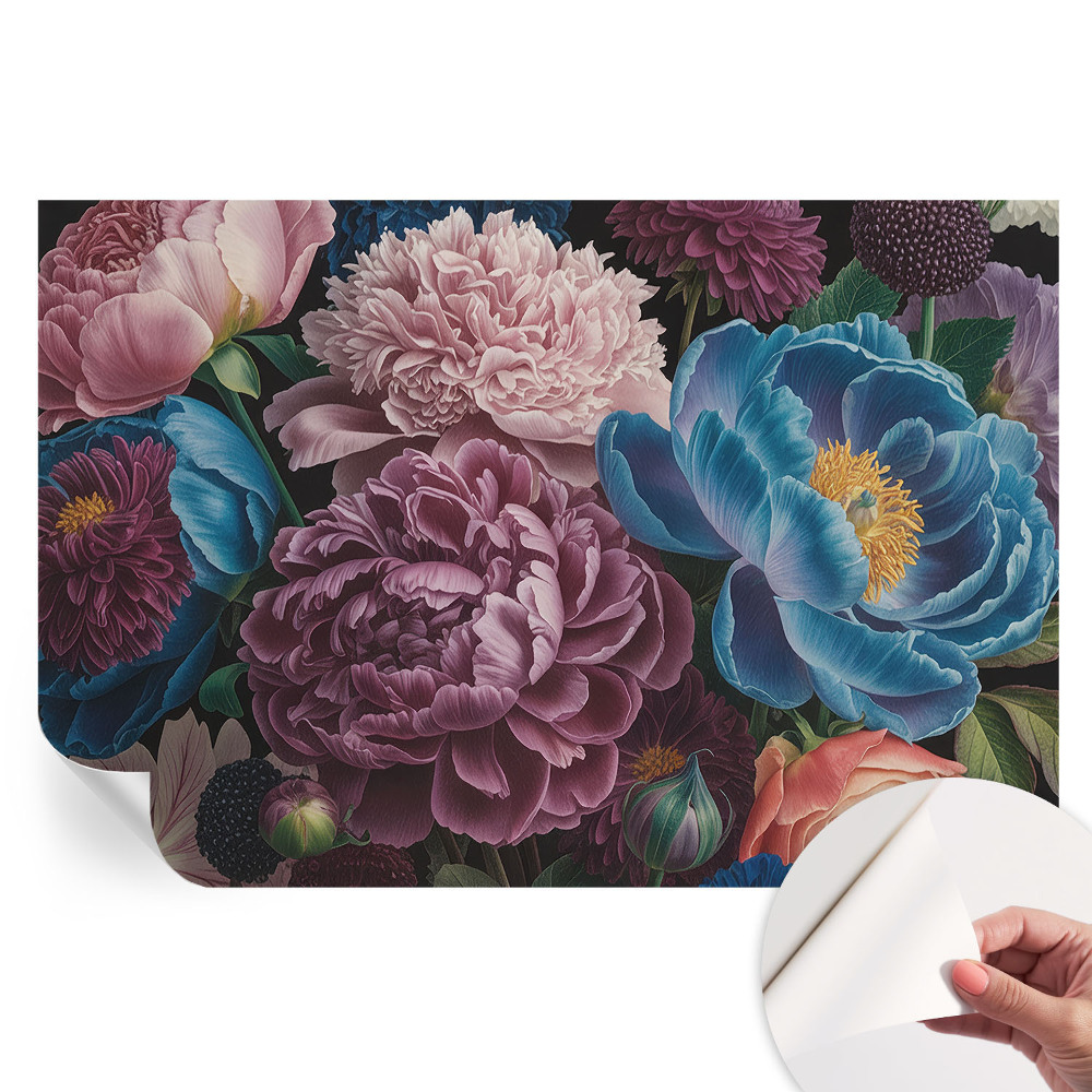 Fototapet autoadeziv Flori colorate