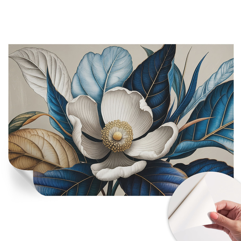 Fototapet modern pentru sufragerie Floră elegantă