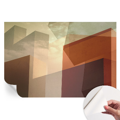 Tapet fotografic autoadeziv Forme abstracte