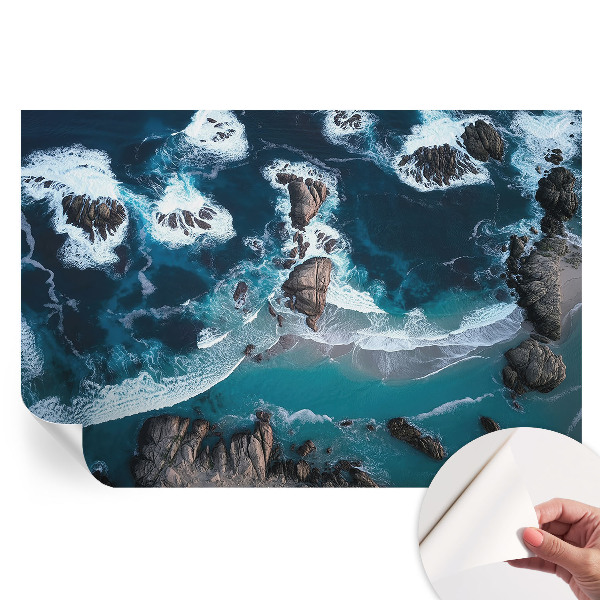 Fototapet autoadeziv pentru dormitor Valurile oceanului
