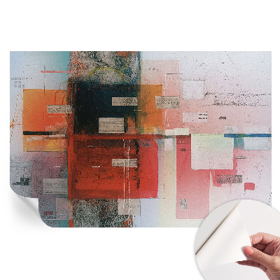 Fototapet modern pentru sufragerie Compoziție abstractă