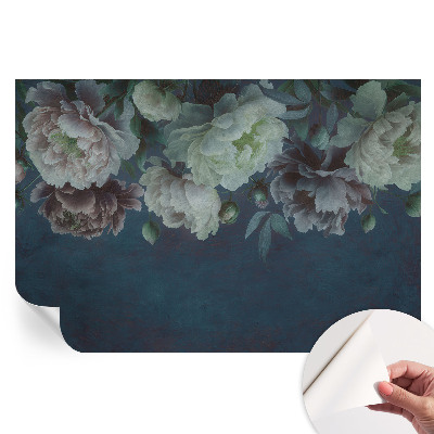 Tapet autoadeziv pentru camera de zi Eleganță florală