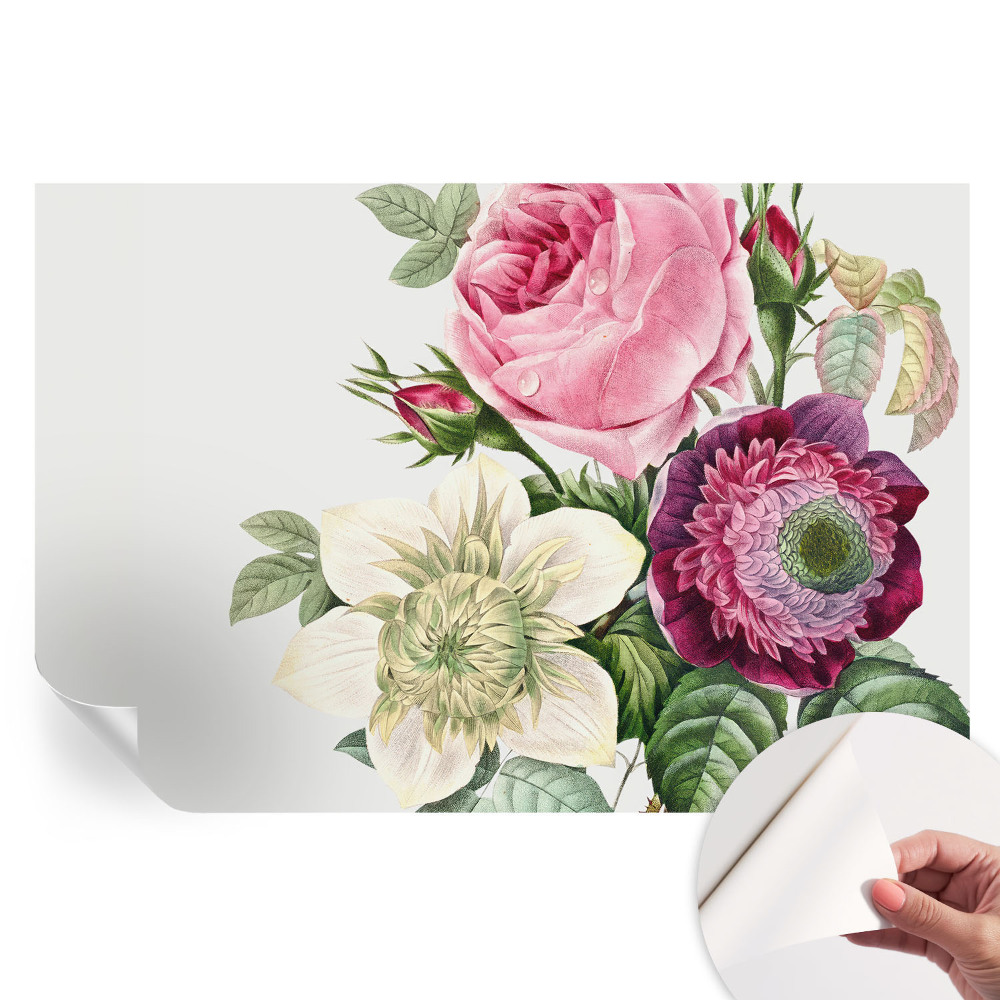 Fototapet autoadeziv pentru dormitor Buchet de flori