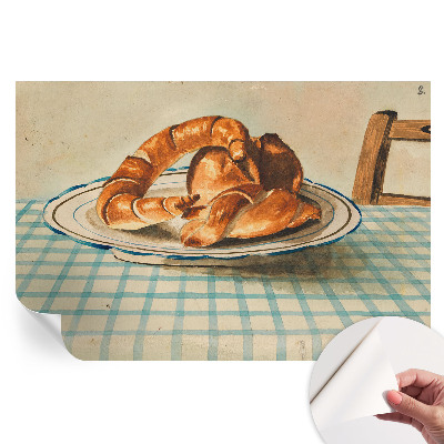 Tapet autoadeziv pentru camera de zi Produse de patiserie pentru bucătărie