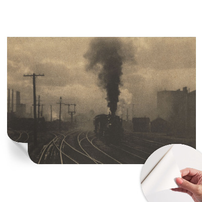 Fototapet modern pentru sufragerie Peisaj industrial