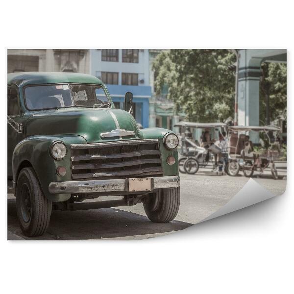 Decor fototapet Mașină clasică din anii 1950 pe străzile din Havana