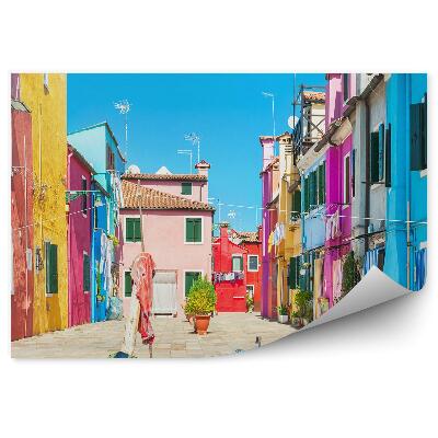 Decor fototapet Case colorate Burano oraș Veneția