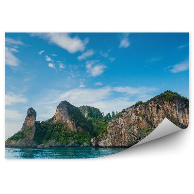 Fototapet perete Stânci deasupra oceanului, insula Thailanda