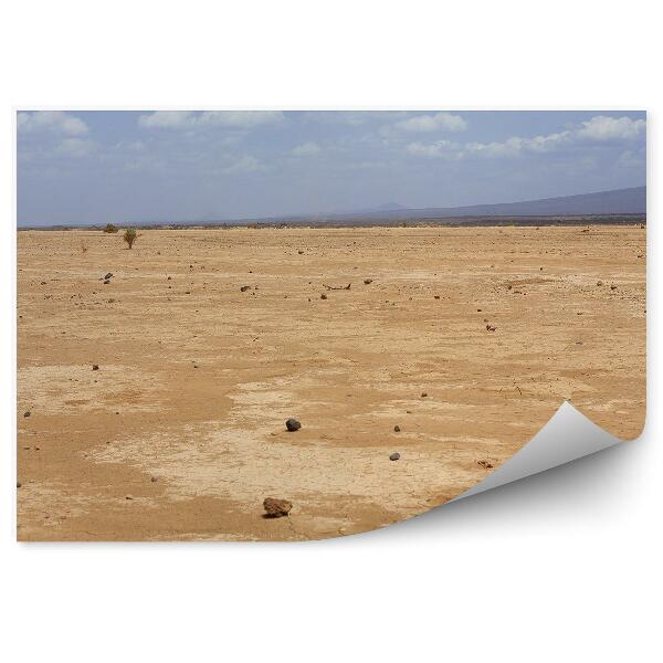 Fototapet Deșertul Danakil - Etiopia Rocks Sky Clouds