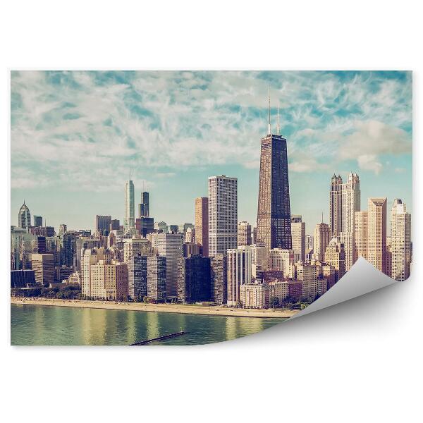 Decor fototapet Zgârie-Nori Ocean Cer Chicago