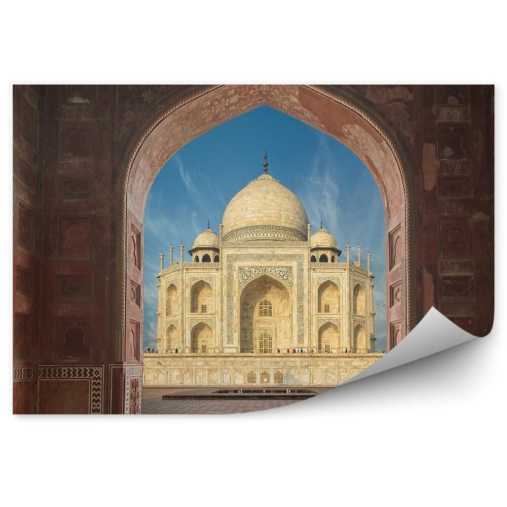 Fototapet Vedere a arcului tunelului Taj Mahal