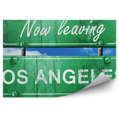 Decor fototapet Verde Los Angeles Semn Rutier Cer Nori