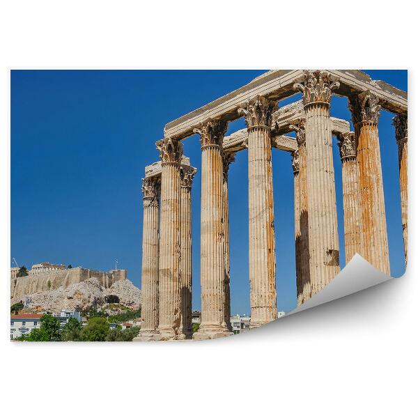 Decor fototapet Templul lui Zeus Athena ruine antice