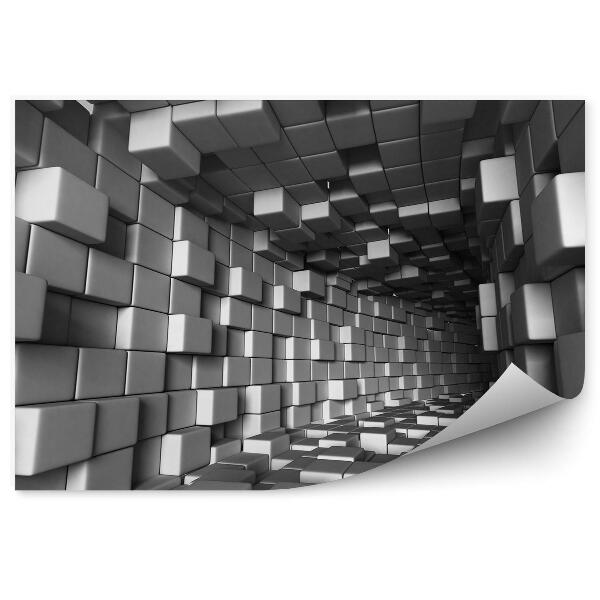 Fototapet pentru perete Cuburi Gri Tunel