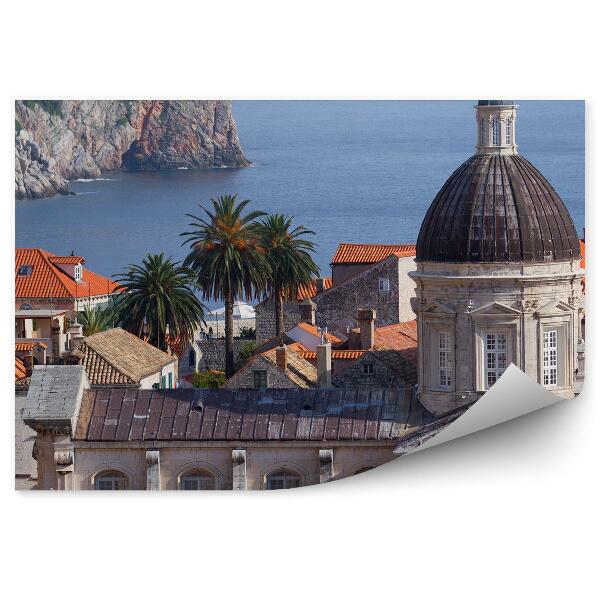 Fototapet pentru perete Dubrovnik Adriatic biserici casele bisericilor