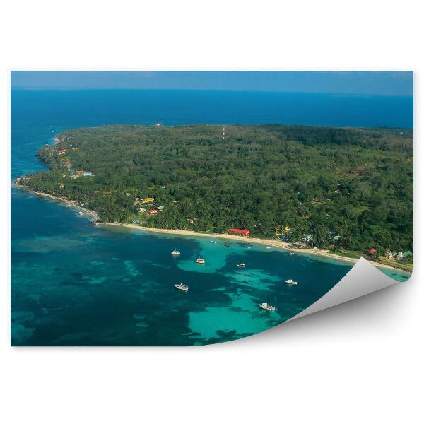 Fototapet perete Vedere Aeriană La Marea Caraibelor