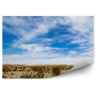 Fototapet Roci Plante Cer Nori Stânci