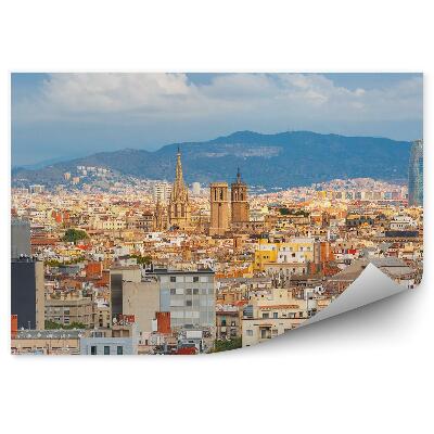 Fototapet pentru perete Vedere Aeriană Barcelona
