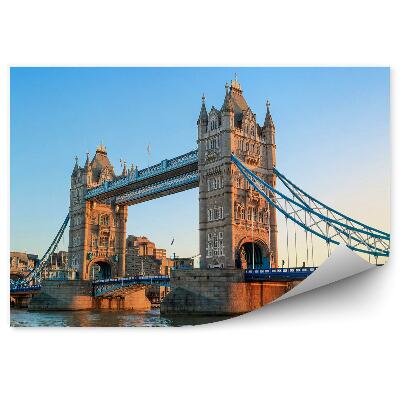Decor fototapet Cerul albastru al apei podul englezesc Tower Bridge