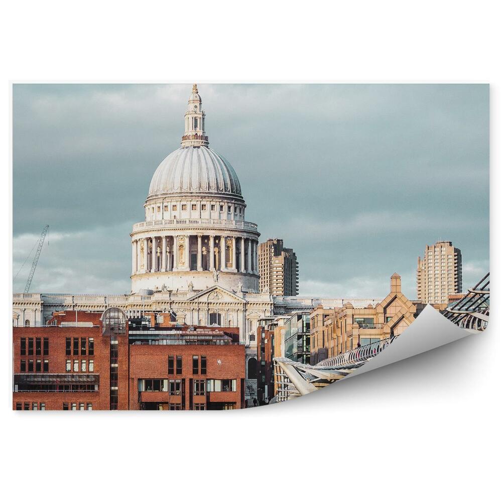 Decor fototapet Clădirea Millennium Bridge, Thames, Londra