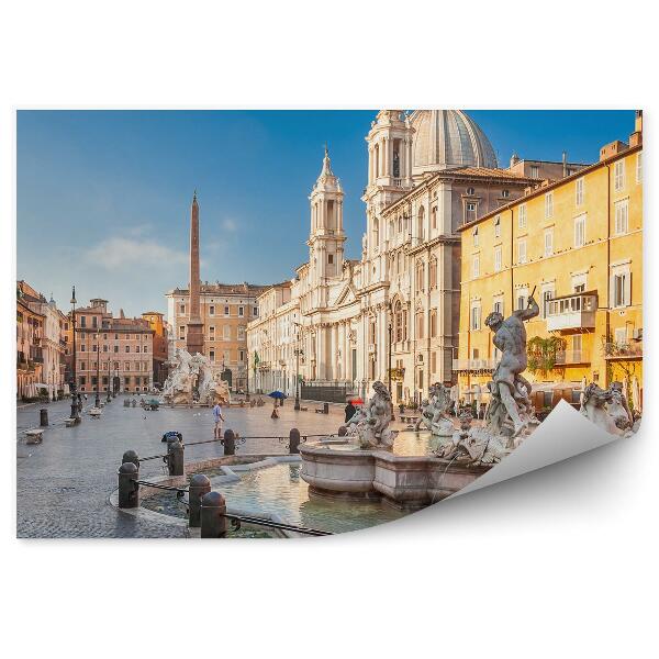 Fototapet Piazza Navona Roma Italia