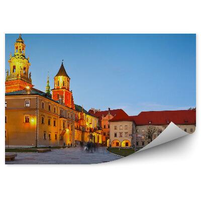 Decor fototapet Castelul Wawel Cracovia Luminează Natura Nopții