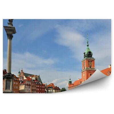 Fototapet vintage Oamenii Din Orașul Vechi Din Varșovia