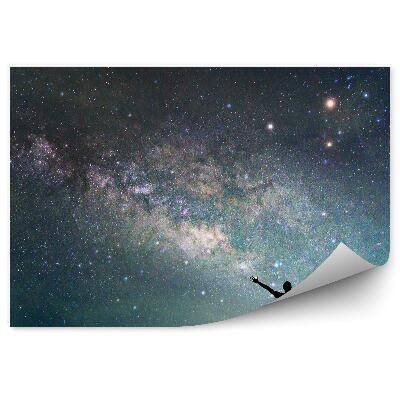 Fototapet perete Omul Peisaj Cer Înstelat Calea Lactee