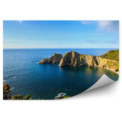 Fototapet pentru perete Asturia, Spania, plaja de la malul golfului